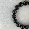Natural Hypersthene Crystal Bracelet 天然金运石水晶手链 55.01g 18cm 12.3mm 17 Beads - Huangs Jadeite and Jewelry Pte Ltd