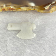 Type A faint Green Lavender Jadeite Axe with 2.51g 2.51mm by 15.4mm by 3.7mm - Huangs Jadeite and Jewelry Pte Ltd
