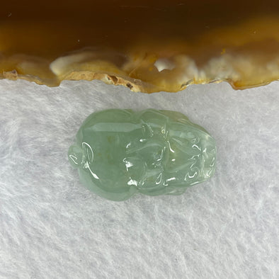 Type A Jelly Light Green Jadeite Pixiu Pendent A货浅绿色翡翠貔貅牌 7.24g 24.8 by 15.7 by 9.0 mm - Huangs Jadeite and Jewelry Pte Ltd