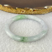 Type A Lavender and Green Jadeite Bangle Internal Diameter 43.7mm 14.65g 6.0 by 6.0mm (Very Very Fine Internal Line) - Huangs Jadeite and Jewelry Pte Ltd