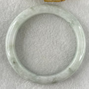Type A Faint Lavender Faint Green Jadeite Bangle 43.75g Internal Diameter 56.3mm 9.9 by 8.2mm (Very Slight External Line and Some Internal Lines) - Huangs Jadeite and Jewelry Pte Ltd