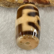 Natural Powerful Tibetan Old Oily Agate Patina Guiren Tairen Human Dzi Bead Totem Amulet Heavenly Master (Tian Zhu) 贵人天诛 4.85g 20.1 by 11.8mm - Huangs Jadeite and Jewelry Pte Ltd