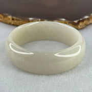 Type A Faint Green Lavender Jadeite Bangle Internal Diameter 53.6mm 69.94g 19.5 by 7.6mm (Internal Lines) - Huangs Jadeite and Jewelry Pte Ltd