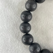 Natural Magnetite Beads Bracelet 63.55g 17cm 13.8mm 16 Beads - Huangs Jadeite and Jewelry Pte Ltd