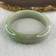 Natural Type A Light Green Jadeite Bangle 60.68g Inner Diameter 52.8mm 14.1 by 9.3mm (Very Very Slight Internal Lines) - Huangs Jadeite and Jewelry Pte Ltd