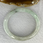 Type Seni Icy Light Sky Blue With Blueish Green Piao Hua 47.68g 12.0 by 8.1 mm Internal Diameter 56.8 mm (Slight External Lines) - Huangs Jadeite and Jewelry Pte Ltd