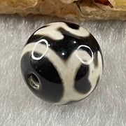 Natural Powerful Tibetan Old Oily Agate 4 Nectar Vessel Dzi Bead Heavenly Master (Tian Zhu) 花蜜容器天珠 1.44g 10.0 by 10.2mm - Huangs Jadeite and Jewelry Pte Ltd
