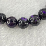 Very Good Grade Natural Sugilite Bracelet 天然苏纪石手链 23.38g 15.5cm 8.9mm 21 Beads - Huangs Jadeite and Jewelry Pte Ltd