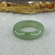 Type A Green Jadeite Ring 3.97g 6.1 by 3.8mm US7 HK15.5 - Huangs Jadeite and Jewelry Pte Ltd