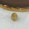 Natural Golden Rutilated Quartz Crystal Lulu Tong Barrel 5.43g 17.1 by 14.0mm - Huangs Jadeite and Jewelry Pte Ltd