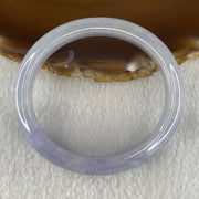 Rare Natural Type A Deep Intense Lavender Jadeite Oval Bangle 40.91g Inner Diameter 52.8mm 11.9 by 7.0mm (Very Very Slight Internal Line) - Huangs Jadeite and Jewelry Pte Ltd