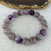 Natural Super 7 Crystal Bracelet 40.13g 11.9 mm 18 Beads - Huangs Jadeite and Jewelry Pte Ltd