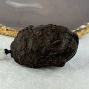 Natural Agarwood Good vs Evil Head Wooden Handplay 40.58g 58.0 by 36.5 by 36.5mm - Huangs Jadeite and Jewelry Pte Ltd