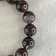 Good Grade Natural Red Phantom Quartz Beads Bracelet 50.15g 17cm 13.4mm 16 Beads - Huangs Jadeite and Jewelry Pte Ltd