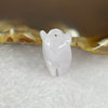 Type A Light Lavender Icy Jadeite Cicada 20.5 by 12.0 by 6.1 mm 2.30g - Huangs Jadeite and Jewelry Pte Ltd