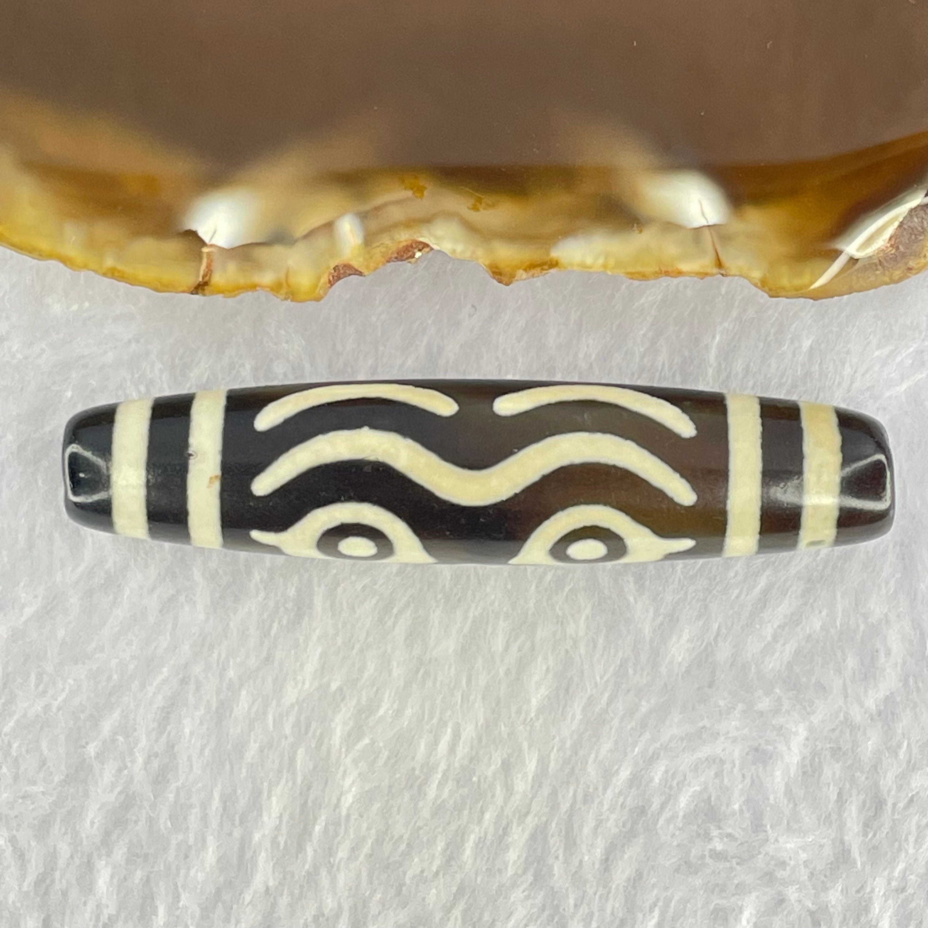 Old Original Tibetian Agate Dzi Beads 天珠Feng Shui Singapore Amulets