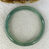 Natural Green Chalcedony Bangle 35.53g 11.9 by 7.3mm Inner Diameter 56.5mm - Huangs Jadeite and Jewelry Pte Ltd