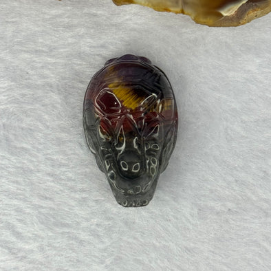 Very High End Natural Auralite 23 Dragon Turtle Pendent 天然极光23龙龟牌 17.47g 35.6 by 22.6 by 15.0mm