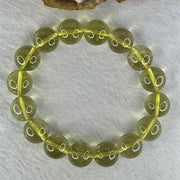 Natural Libyan Moldavite Meteorite Crystal Beads Bracelet 41.02g 18cm 13.1mm 16 Beads - Huangs Jadeite and Jewelry Pte Ltd