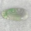 Type A Green with Faint Green Jadeite Ruyi 如意 52.60g 42.1 by 21.8 by 6.5mm - Huangs Jadeite and Jewelry Pte Ltd