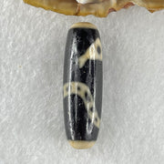 Natural Powerful Tibetan Old Oily Agate Snake Dzi Bead Heavenly Master (Tian Zhu) 蛇天珠 8.14g 36.8 by 11.6mm - Huangs Jadeite and Jewelry Pte Ltd