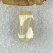 Natural Powerful Tibetan Old Oily Agate Tiger Tooth Daluo Dzi Bead Heavenly Master (Tian Zhu) 虎呀天诛 3.31g 19.8 by 10.5mm - Huangs Jadeite and Jewelry Pte Ltd