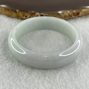 Type A Natural Green with Lavender Jadeite Bangle 41.07g Inner Diameter 50.0mm 13.9 by 6.5mm (Close to Perfect) - Huangs Jadeite and Jewelry Pte Ltd