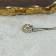 Moving Dancing Cubic Zirconia in 925 Sliver Necklace 2.96g 4.7g 1.8mm - Huangs Jadeite and Jewelry Pte Ltd