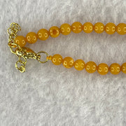 Natural Butterscotch Amber Beads Necklace 5.77g 40cm 4.9mm 86 Beads - Huangs Jadeite and Jewelry Pte Ltd