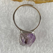 Natural Super 7 in S925 Sliver Ring (Adjustable Size) 3.77g 13.6 by 10.0 by 7.7mm - Huangs Jadeite and Jewelry Pte Ltd