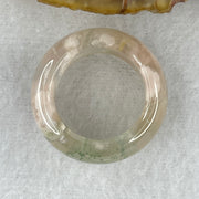 Natural Pinkish with Green Flower Agate Ring 5.34g 9.5 by 4.3mm US 5.8 HK 12.8 - Huangs Jadeite and Jewelry Pte Ltd