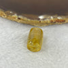 Good Grade Natural Golden Rutilated Quartz Crystal Lulu Tong Barrel 天然金顺发晶水晶露露通桶 
4.68g 16.9 by 12.2mm - Huangs Jadeite and Jewelry Pte Ltd