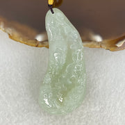 Type A Jelly Light Green Jadeite Buddha and Good Vs Evil Pendant 31.00g 61.2 by 27.0 by 11.4mm - Huangs Jadeite and Jewelry Pte Ltd
