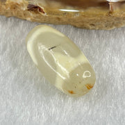 Natural Powerful Tibetan Old Oily Agate Tiger Tooth Daluo Dzi Bead Heavenly Master (Tian Zhu) 虎呀天诛 2.98g 20.1 by 10.3mm - Huangs Jadeite and Jewelry Pte Ltd