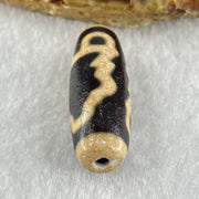Natural Powerful Tibetan Old Oily Agate Full Body Zha Ji La Mu Female Cai Shen God of Fortune Zakiram Dzi Bead Heavenly Master (Tian Zhu) 扎基拉姆天珠 9.89g 38.7 by 13.0mm - Huangs Jadeite and Jewelry Pte Ltd