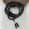 Natural Wild Hainan Jiang Zhen Xiang ( Acronychia Pedunculata) Beads Necklace (Sinking Type) 天然野生海南降真香珠项链 35.26g 90cm / 8.4 mm 109 + 6 Beads - Huangs Jadeite and Jewelry Pte Ltd