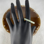 Natural Type A Green Jadeite Ring 5.02g 4.2 by 4.4mm US 15.4 HK 34.9 - Huangs Jadeite and Jewelry Pte Ltd