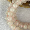 Type A Semi Icy Pink Jadeite Beads Necklace 98 Beads 7.2mm 58.12g - Huangs Jadeite and Jewelry Pte Ltd