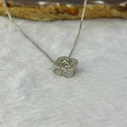 Moving Dancing Cubic Zirconia in 925 Sliver Necklace 2.96g 4.7g 1.8mm - Huangs Jadeite and Jewelry Pte Ltd