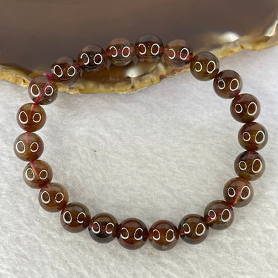 Natural Auralite Crystal Bracelet 极光手链 20.25g 8.9 mm 22 Beads - Huangs Jadeite and Jewelry Pte Ltd
