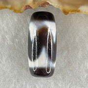 Natural Powerful Tibetan Old Oily Agate Tiger Tooth Daluo Dzi Bead Heavenly Master (Tian Zhu) 2.47g 20.3 by 8.9mm - Huangs Jadeite and Jewelry Pte Ltd