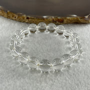 Natural Clear Quartz Beads Bracelet 26.40g 15cm 10.1mm 19 Beads - Huangs Jadeite and Jewelry Pte Ltd