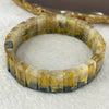 Rare Certified High Grade Natural Golden Rutilated Quartz Bracelet Shou Pai 天然高级金顺发水晶手牌手链 50.63g 18cm 15.7 by 9.9 by 6.2mm 25 pcs - Huangs Jadeite and Jewelry Pte Ltd