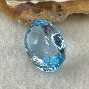 Natural Sky Blue Topaz Oval Shape 17.79ct 18.1 by 13.4 by 8.9mm - Huangs Jadeite and Jewelry Pte Ltd