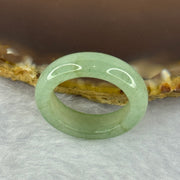 Type A Green Jadeite Ring 4.12g 6.0 by 3.7mm US7.25 HK16 - Huangs Jadeite and Jewelry Pte Ltd