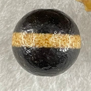 Natural Powerful Tibetan Old Oily Agate 1 Lines Dzi Bead Heavenly Master (Tian Zhu) 1.54g 10.4 by 10.5mm - Huangs Jadeite and Jewelry Pte Ltd