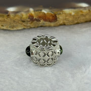 Natural Czech Republic Moldavite Meteorite Crystal in S925 Sliver Bracelet Charm 2.35g 15.1 by 11.5 by 9.3 / 6.0 by 3.5 by 2.0mm - Huangs Jadeite and Jewelry Pte Ltd