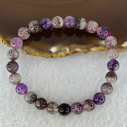 Natural Super 7 Beads Bracelet 15.70g 16cm 7.9mm 25 Beads - Huangs Jadeite and Jewelry Pte Ltd