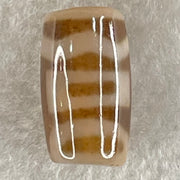 Natural Powerful Tibetan Old Oily Agate Sky Door Serenity 1 Eye Dzi Bead Heavenly Master (Tian Zhu) 一眼天门天诛 4.75g 20.2 by 11.8mm - Huangs Jadeite and Jewelry Pte Ltd