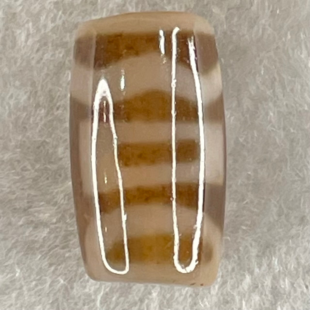 Natural Powerful Tibetan Old Oily Agate Sky Door Serenity 1 Eye Dzi Bead Heavenly Master (Tian Zhu) 一眼天门天诛 4.75g 20.2 by 11.8mm - Huangs Jadeite and Jewelry Pte Ltd